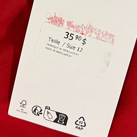 Host Pick ❤️ Zara Girls Size 12 Red Sweatpants Best Generation Cotton - Picture 6 of 10